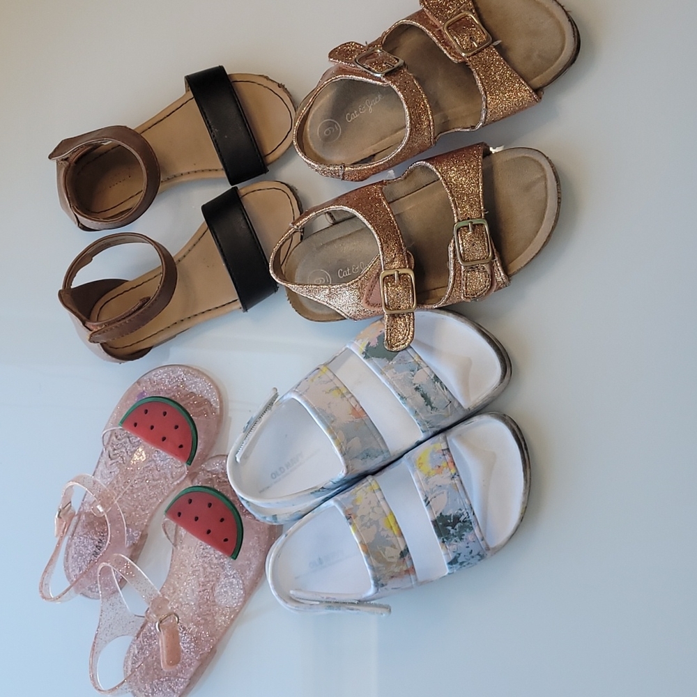 Little Girls Size 9 Sandal Lot